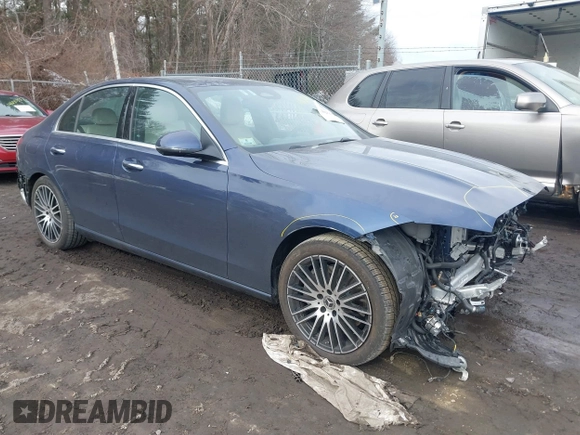2024 Mercedes-Benz C 300 with VIN W1KAF4HB6RR223965, listed as a IAAI auction lot 41630201 with 4,282 mi miles and . Bid and sale history available at DreamBid. Image 1.