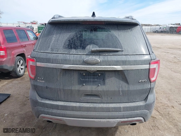 2017 Ford Explorer XLT with VIN 1FM5K8D89HGD87726, listed as a IAAI auction lot 41705174 with 95,799 mi miles. Bid and sale history available at carsss.com. Image 16.