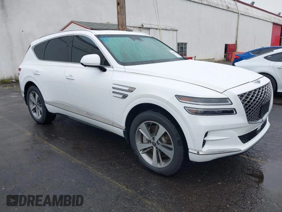 2021 Genesis GV80 with VIN KMUHCESC2MU052594, listed as a IAAI auction lot 41273763 with 19,190 mi miles and . Bid and sale history available at DreamBid. Image 1.