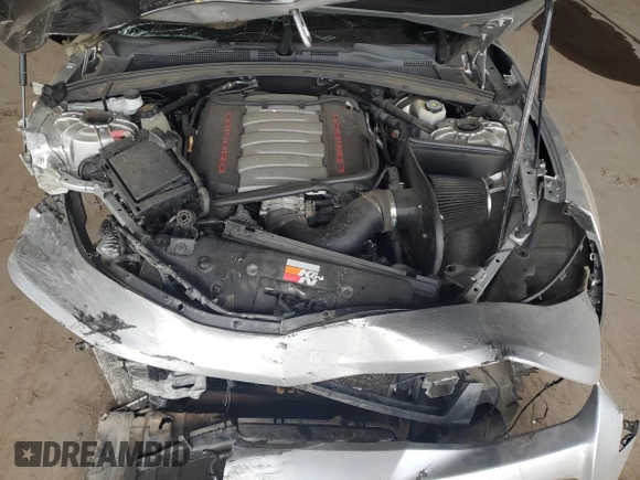 2017 Chevrolet Camaro 2SS with VIN 1G1FH1R74H0161707, listed as a Copart auction lot 55704415 with 56,397 mi miles and Salvage title. Bid and sale history available at DreamBid. Image 11.