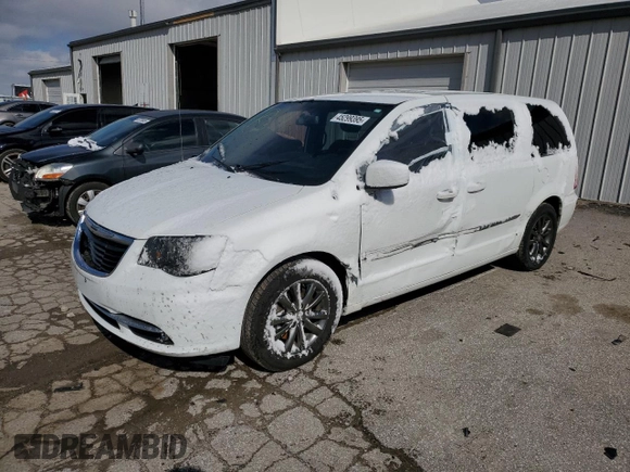 2014 Chrysler Town & Country S with VIN 2C4RC1HG6ER464347, listed as a Copart auction lot 45299395 with 126,297 mi miles and Salvage Title. Bid and sale history available at carsss.com. Image 1.