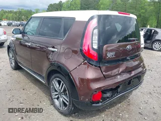 2017 Kia Soul + with VIN KNDJP3A56H7491284, listed as a IAAI auction lot 42019633 with 106,626 mi miles. Bid and sale history available at carsss.com. Image 3.