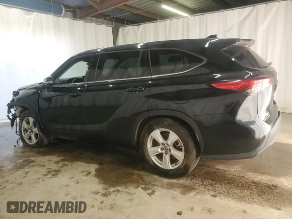 2021 Toyota Highlander L with VIN 5TDZZRAH8MS521752, listed as a Copart auction lot 86486854 with 77,367 mi miles and Clean title. Bid and sale history available at DreamBid. Image 2.