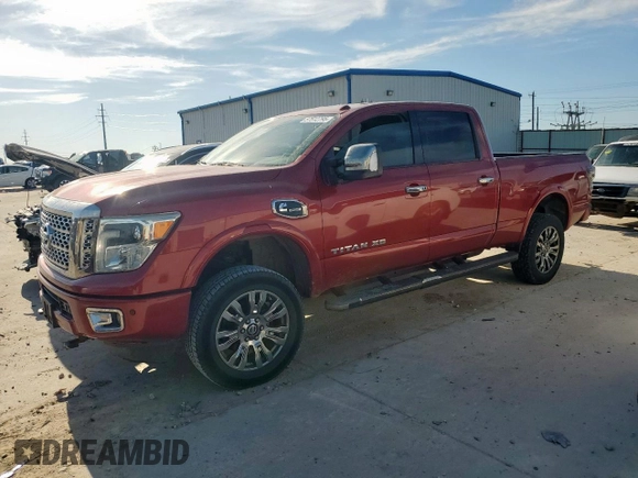 2016 Nissan Titan SV with VIN 1N6BA1F28GN505671, listed as a Copart auction lot 57512795 with 110,050 mi miles and Clean title. Bid and sale history available at DreamBid. Image 1.