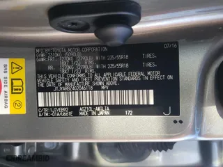 2016 Lexus NX 200t with VIN JTJYARBZ4G2046118, listed as a Copart auction lot 37152073 with 83,494 mi miles. Bid and sale history available at carsss.com. Image 13.