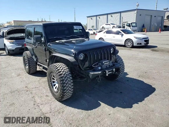 2018 Jeep Wrangler Sport with VIN 1C4GJXAG0JW213206, listed as a Copart auction lot 73032464 with 42,735 mi miles and Salvage Title. Bid and sale history available at DreamBid. Image 11.