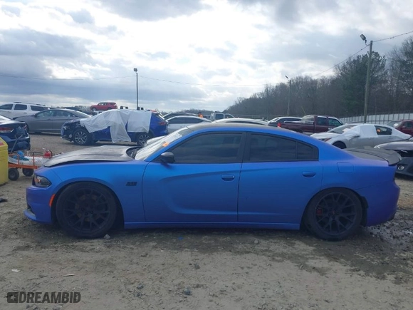 2018 Dodge Charger R/T with VIN 2C3CDXCT6JH260954, listed as a IAAI auction lot 41716171 with 1 mi miles. Bid and sale history available at carsss.com. Image 14.