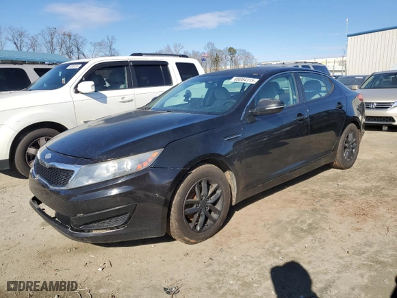 2011 Kia Optima LX with VIN KNAGM4A74B5068763, listed as a Copart auction lot 89064315 with 219,733 mi miles and Salvage Title. Bid and sale history available at carsss.com. Image 1.