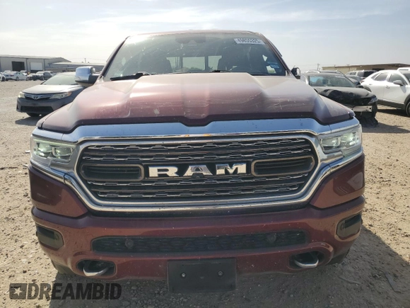 2020 Ram 1500 Limited with VIN 1C6SRFHT1LN371196, listed as a Copart auction lot 49855325 with 44,830 mi miles and Salvage Title. Bid and sale history available at carsss.com. Image 5.