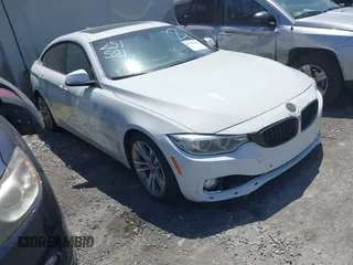 2017 BMW 4 Series 430i z VIN WBA4F7C33HG789033, wystawiony jako IAAI lot #41286626 z przebiegiem 120 917 mil mil oraz . Historia ofert i sprzedaży dostępna na DreamBid. Obrazek 1.