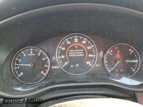 2023 Mazda CX-30 S with VIN 3MVDMBAM1PM566211, listed as a Copart auction lot 52549525 with 36,382 mi miles and Salvage title. Bid and sale history available at DreamBid. Image 9.