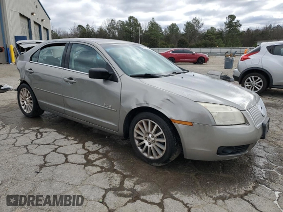 2008 Mercury Milan Premier with VIN 3MEHM081X8R602631, listed as a Copart auction lot 86827834 with 81,923 mi miles and Non repairable. Bid and sale history available at DreamBid. Image 4.