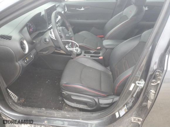2022 Kia Forte GT with VIN 3KPF44AC0NE494566, listed as a Copart auction lot 43963585 with 41,787 mi miles and Salvage Title. Bid and sale history available at carsss.com. Image 7.