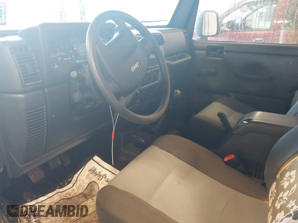 2005 Jeep Wrangler X with VIN 1J4FA39S95P356033, listed as a IAAI auction lot 42252776 with 40,512 mi miles and . Bid and sale history available at DreamBid. Image 5.