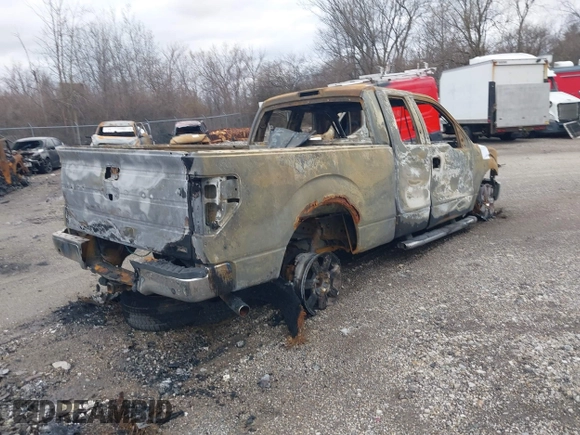 2010 Ford F-150 XL with VIN 1FTFX1EV1AFC15580, listed as a IAAI auction lot 41737979 with Not provided miles and . Bid and sale history available at DreamBid. Image 4.
