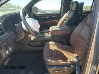 2023 GMC Yukon Denali Ultimate with VIN 1GKS2EKL1PR438849, listed as a Copart auction lot 75743344 with 0 mi miles and Salvage Title. Bid and sale history available at carsss.com. Image 7.