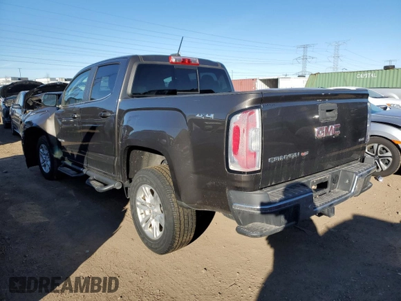 2019 GMC Canyon 4WD SLE with VIN 1GTG6CEN0K1266330, listed as a Copart auction lot 87117014 with 42,096 mi miles and Salvage Title. Bid and sale history available at carsss.com. Image 2.