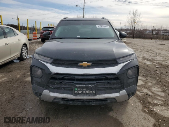2021 Chevrolet TrailBlazer LT with VIN KL79MRSL1MB169734, listed as a Copart auction lot 46303025 with 81,213 mi miles and Salvage Title. Bid and sale history available at DreamBid. Image 5.