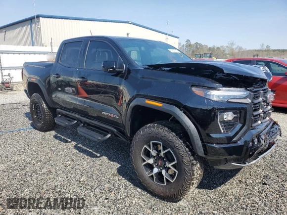 2024 GMC Canyon 4WD AT4X with VIN 1GTP6EEK7R1222174, listed as a Copart auction lot 50627415 with 2,642 mi miles and Salvage Title. Bid and sale history available at carsss.com. Image 5.