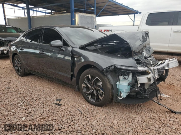 2024 Hyundai Sonata SEL с VIN KMHL64JA6RA401131, выставлен на аукционе Copart как лот 55898425 с пробегом 9 498 миль миль и Списание • Salvage title. История ставок и продаж доступна на DreamBid. Изображение 4.