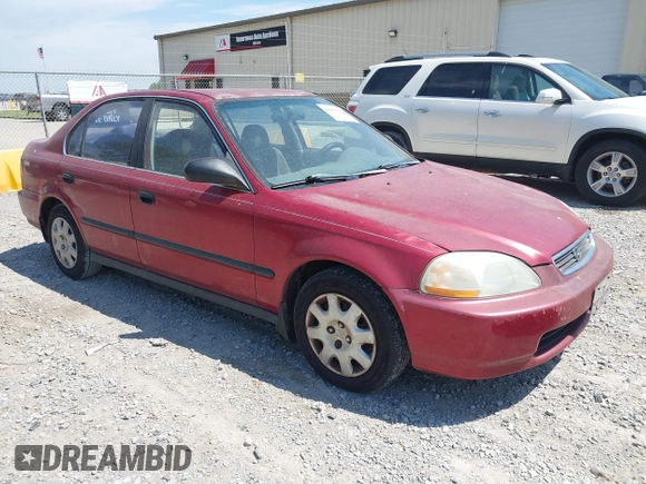 1998 Honda Civic LX with VIN 1HGEJ6676WL021762, listed as a IAAI auction lot 42067802 with 195,507 mi miles and . Bid and sale history available at DreamBid. Image 1.