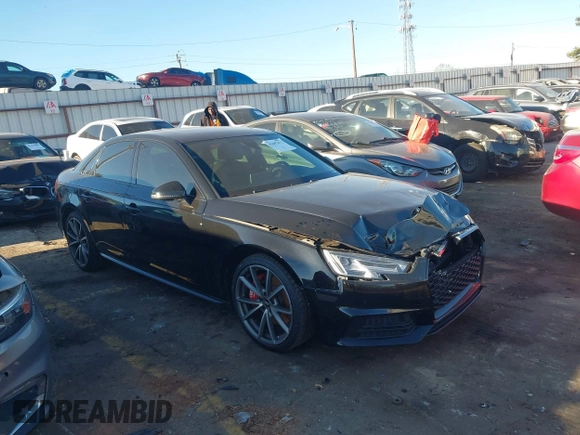 2018 Audi A4 Premium Plus with VIN WAUENAF49JA052761, listed as a IAAI auction lot 41697472 with 115,472 mi miles. Bid and sale history available at carsss.com. Image 1.
