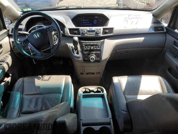2011 Honda Odyssey EX-L with VIN 5FNRL5H69BB080861, listed as a Copart auction lot 53690005 with 206,646 mi miles and Salvage Title. Bid and sale history available at DreamBid. Image 8.
