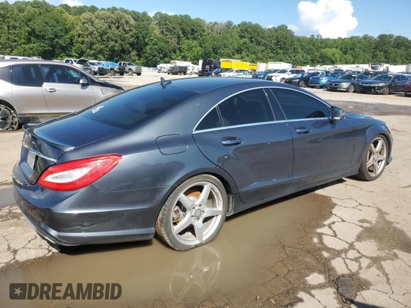 2013 Mercedes-Benz CLS 550 with VIN WDDLJ7DB8DA075047, listed as a Copart auction lot 63877035 with Not provided miles and Clean title. Bid and sale history available at DreamBid. Image 3.