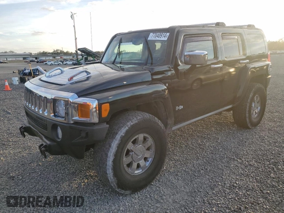 2006 Hummer H3 with VIN 5GTDN136168305793, listed as a Copart auction lot 77040914 with 149,400 mi miles and Salvage Title. Bid and sale history available at carsss.com. Image 1.