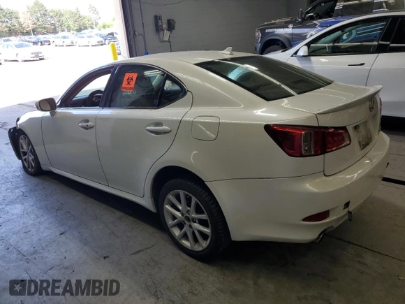 2011 Lexus IS 250 z VIN JTHCF5C23B5050739, wystawiony jako Copart lot #62362395 z przebiegiem Nie podano mil oraz Szkoda całkowita • Salvage title. Historia ofert i sprzedaży dostępna na DreamBid. Obrazek 2.