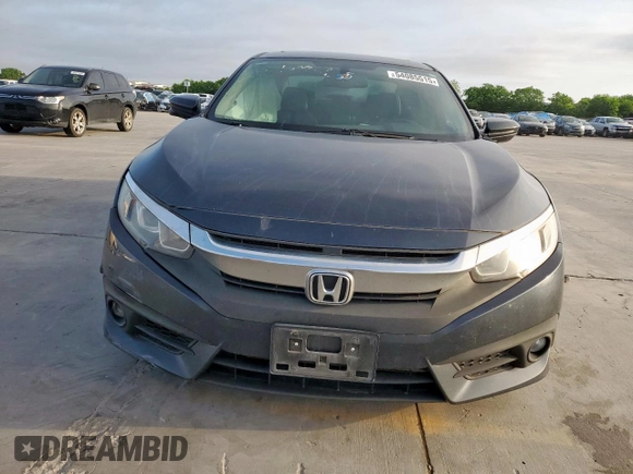 2016 Honda Civic Sedan EX-L with VIN 19XFC1F72GE020165, listed as a Copart auction lot 54085515 with 157,622 mi miles and Clean Title. Bid and sale history available at carsss.com. Image 5.