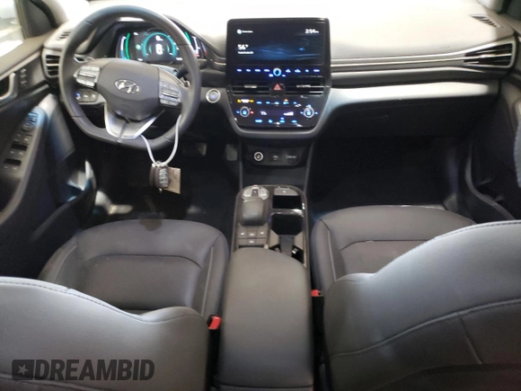 2021 Hyundai Ioniq Limited with VIN KMHC85LJ2MU078751, listed as a Copart auction lot 44879685 with 15,633 mi miles and Salvage title. Bid and sale history available at DreamBid. Image 8.