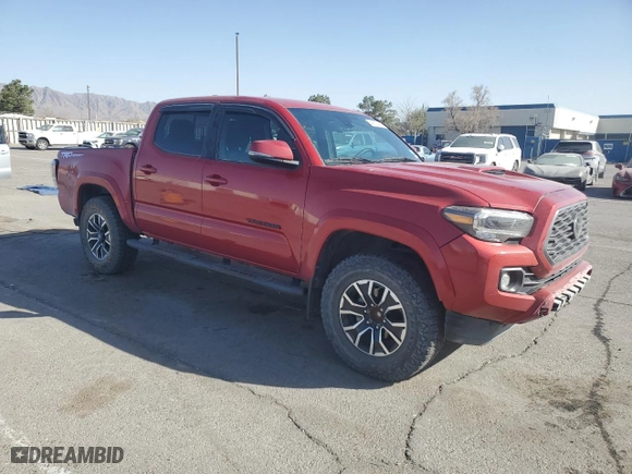 2020 Toyota Tacoma 2WD SR5 with VIN 3TMAZ5CN7LM136156, listed as a Copart auction lot 48774895 with 45,782 mi miles and Salvage Title. Bid and sale history available at carsss.com. Image 4.