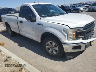 2019 Ford F-150 XL with VIN 1FTMF1CB3KKE81002, listed as a Copart auction lot 48743785 with 119,430 mi miles and Salvage Title. Bid and sale history available at carsss.com. Image 4.