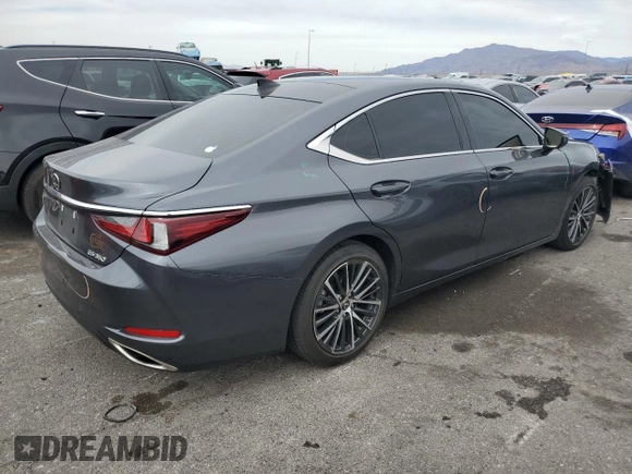 2023 Lexus ES 350 with VIN 58ADZ1B1XPU148747, listed as a Copart auction lot 49619555 with 23,420 mi miles and Salvage Title. Bid and sale history available at DreamBid. Image 3.