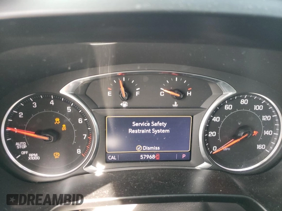 2020 Chevrolet Blazer LT with VIN 3GNKBJRS9LS685617, listed as a Copart auction lot 52412015 with 57,968 mi miles and Salvage title. Bid and sale history available at DreamBid. Image 9.