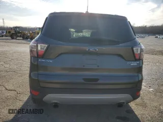 2017 Ford Escape Titanium with VIN 1FMCU0JD6HUB48690, listed as a Copart auction lot 45940845 with 160,296 mi miles and Salvage Title. Bid and sale history available at carsss.com. Image 6.