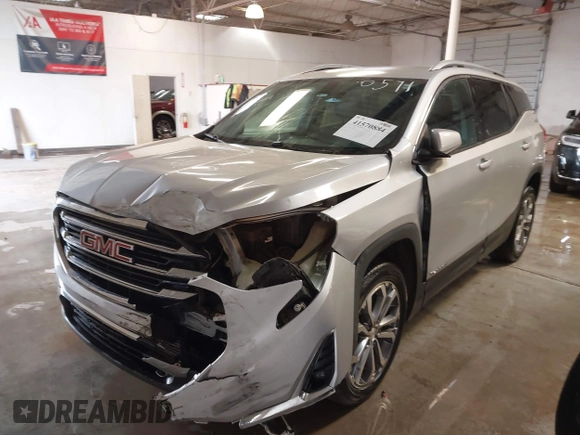 2019 GMC Terrain SLT with VIN 3GKALVEV4KL190571, listed as a IAAI auction lot 41570884 with 97,691 mi miles. Bid and sale history available at carsss.com. Image 17.