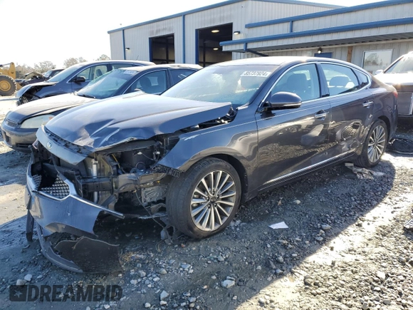 2017 Kia Cadenza Premium with VIN KNALB4J15H5039328, listed as a Copart auction lot 85737924 with 84,686 mi miles and Salvage Title. Bid and sale history available at carsss.com. Image 1.