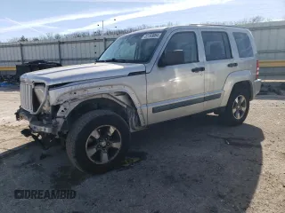 2008 Jeep Liberty Sport with VIN 1J8GP28K88W240930, listed as a Copart auction lot 53605974 with 222,482 mi miles and Non Repairable. Bid and sale history available at carsss.com. Image 1.