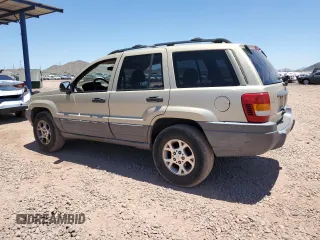 2001 Jeep Grand Cherokee Laredo with VIN 1J4GX48S81C548944, listed as a Copart auction lot 62779405 with 122,594 mi miles and Clean title. Bid and sale history available at DreamBid. Image 2.