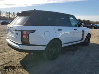 2017 Land Rover Range Rover with VIN SALGS2FE2HA322595, listed as a Copart auction lot 48657725 with 123,587 mi miles and Clean title. Bid and sale history available at DreamBid. Image 3.