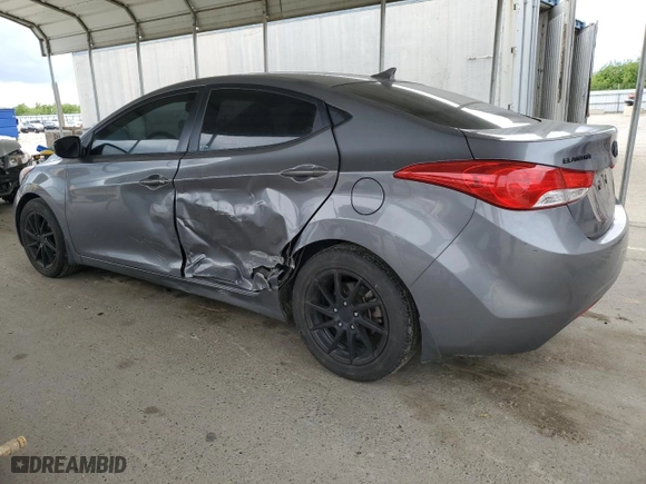 2013 Hyundai Elantra Limited PZEV with VIN 5NPDH4AE2DH284980, listed as a Copart auction lot 51364845 with 68,561 mi miles and Salvage Title. Bid and sale history available at carsss.com. Image 2.