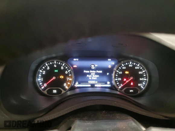 2016 Jeep Renegade Trailhawk with VIN ZACCJBCT2GPC61761, listed as a Copart auction lot 45637815 with 100,055 mi miles and Salvage title. Bid and sale history available at DreamBid. Image 9.