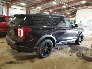 2023 Ford Explorer ST with VIN 1FM5K8GC9PGA90020, listed as a Copart auction lot 48184805 with 15,166 mi miles and Salvage Title. Bid and sale history available at carsss.com. Image 3.