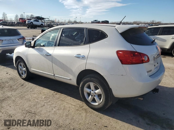 2012 Nissan Rogue S with VIN JN8AS5MT4CW302056, listed as a Copart auction lot 43032895 with 125,281 mi miles and Salvage Title. Bid and sale history available at carsss.com. Image 2.