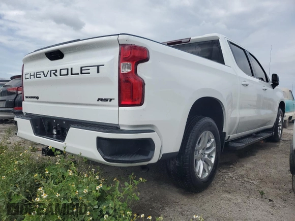 2021 Chevrolet Silverado 1500 RST with VIN 1GCPWDED1MZ279573, listed as a Copart auction lot 74593744 with 0 mi miles and Non Repairable. Bid and sale history available at carsss.com. Image 3.