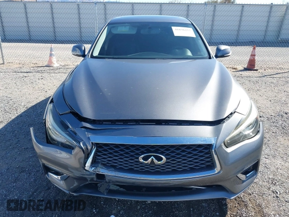 2019 Infiniti Q50 3.0t LUXE with VIN JN1EV7AP9KM516769, listed as a IAAI auction lot 41836255 with 40,017 mi miles. Bid and sale history available at carsss.com. Image 12.