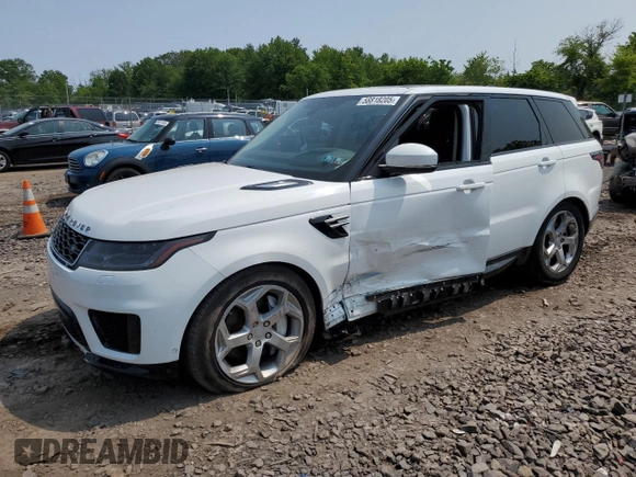 2019 Land Rover Range Rover Sport HSE z VIN SALWR2RVXKA843963, wystawiony jako Copart lot #58818205 z przebiegiem 90 682 mil mil oraz Szkoda całkowita • Salvage title. Historia ofert i sprzedaży dostępna na DreamBid. Obrazek 1.