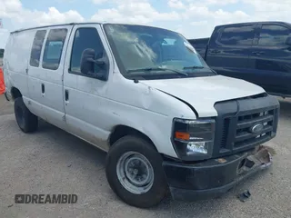 2008 Ford Econoline Cargo Commercial with VIN 1FTSE34L48DA95375, listed as a IAAI auction lot 42565086 with 276,868 mi miles and . Bid and sale history available at DreamBid. Image 1.